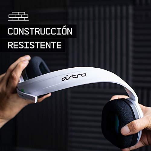 ASTRO Gaming A10 Auriculares alámbricos, ligeros y resistentes, ASTRO Audio, clavija de 3.5mm, para Xbox Series X y S, Xbox One, PS5, PS4, Nintendo Switch, PC, Mac, móvil - Blanco/Azul