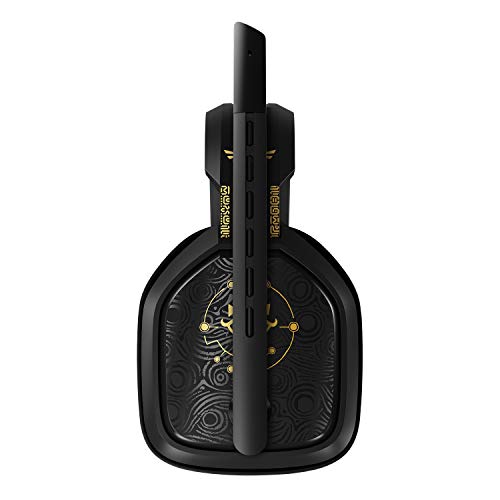 ASTRO Gaming A10 Auriculares alámbricos The Legend of Zelda, Ligeros y Resistentes, Dolby Atmos, Clavija de 3.5mm, para Xbox Series X|S, Xbox One, PS5, PS4, Switch, PC, Mac, móvil - Negro/Dorado