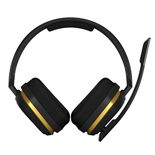 ASTRO Gaming A10 Auriculares alámbricos The Legend of Zelda, Ligeros y Resistentes, Dolby Atmos, Clavija de 3.5mm, para Xbox Series X|S, Xbox One, PS5, PS4, Switch, PC, Mac, móvil - Negro/Dorado