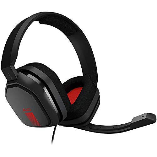 ASTRO Gaming A10 - Auriculares (con Micrófono y Cable Compatibles con Pc, Mac, Playstation 4, Xbox One) Negro/Rojo (Reacondicionado)