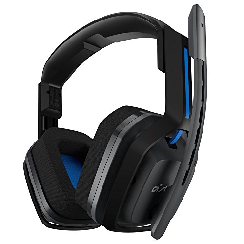 ASTRO Gaming A20 Auriculares inalámbricos, Astro Audio, Dolby Atmos, 15hrs de batería, Construcción Resistente, 5.8 GHz inalámbricos, para PS5, PS4, PC, Mac, Switch - Negro/Azul