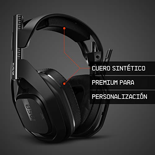 ASTRO Gaming A50 Auriculares inalámbricos Mod Kit Gen 4 para aislamiento de ruido, para A50 PS5, PS4, PC y A50 Xbox Series X y S, Xbox One, PC - Negro