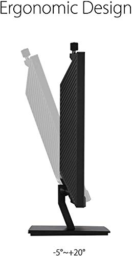 ASUS BE24EQK - Monitor de negocio de 24" | 60 Hz (Full HD, IPS, 1920x1080, Webcam, sin marco, luz azul de baja intensidad, cámara Full HD, matriz de micrófonos y altavoces estéreo), Negro