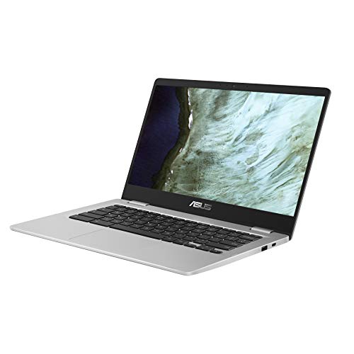 ASUS Chromebook Z1400CN-EB0420 - Portátil de 14" FullHD (Celeron N3350, 4GB RAM, 32GB eMMC, HD Graphics 500, Chrome OS) Plata - Teclado QWERTY español