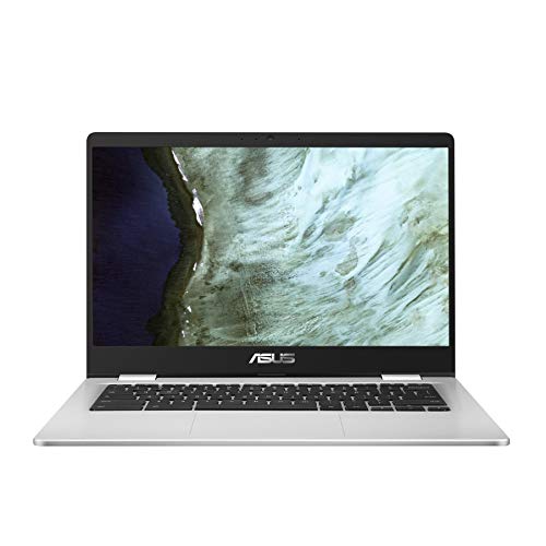 ASUS Chromebook Z1400CN-EB0420 - Portátil de 14" FullHD (Celeron N3350, 4GB RAM, 32GB eMMC, HD Graphics 500, Chrome OS) Plata - Teclado QWERTY español