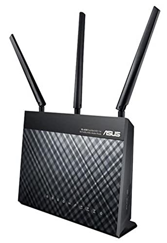 ASUS DSL-AC68U - Router Inalámbrico AC1900 Mbps (Dual-Band VDSL/ADSL 2+, Gigabit, USB 3.0, compatible con Ai Mesh wifi)