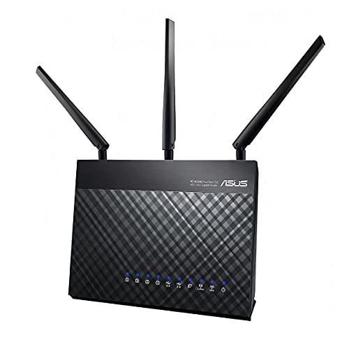 ASUS DSL-AC68U - Router Inalámbrico AC1900 Mbps (Dual-Band VDSL/ADSL 2+, Gigabit, USB 3.0, compatible con Ai Mesh wifi)