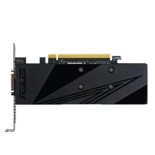 ASUS GTX 1650-O4G-LP-BRK - Tarjeta gráfica (NVIDIA GeForce GTX 1650, 4 GB, GDDR 5, 128 bit, 896 Cuda Núcleos, 1710 MHz, HDMI, DisplayPort, DVI, PCI Express 3.0 x 16)