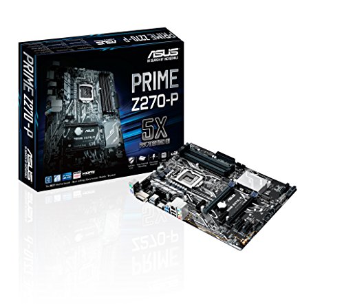 Asus Intel Z270 ATX - Placa con Aura Sync, DDR4 3866MHz, dual M.2, Intel Optane memory ready, HDMI, SATA 6Gb/s, USB 3.1 Type-C