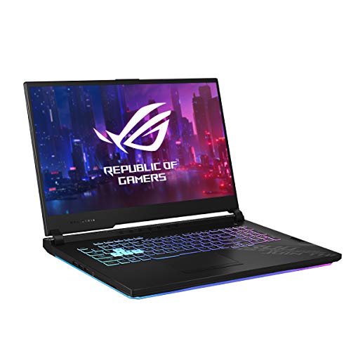 ASUS ROG Strix G17 G712LW-EV047 - Ordenador portátil Gaming 17.3" FullHD 144Hz (Intel Core i7-10875H, 32GB RAM, 1TB SSD, NVIDIA RTX2070-8GB, Windows 10 Home) Negro Original - Teclado QWERTY español