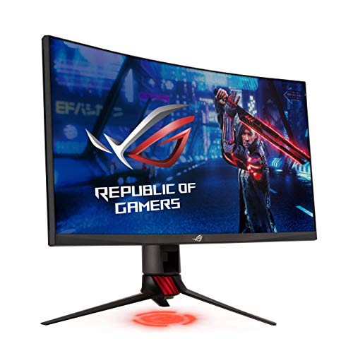 ASUS ROG XG27WQ - Monitor curvo Gaming de 27" WQHD (2560 x 1440, 165 Hz, 1 ms, 450 cd/m2, VA, Display Port, 2 HDMI y 2 USB 3.0, AMD FreeSync Premium Pro - ELMB - Display HDR 400) Negro