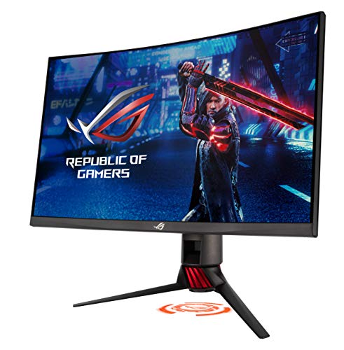 ASUS ROG XG27WQ - Monitor curvo Gaming de 27" WQHD (2560 x 1440, 165 Hz, 1 ms, 450 cd/m2, VA, Display Port, 2 HDMI y 2 USB 3.0, AMD FreeSync Premium Pro - ELMB - Display HDR 400) Negro