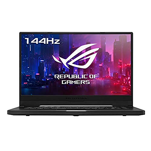 ASUS ROG Zephyrus G15 GA502IV-HN020 - Ordenador portátil Gaming 15,6" FullHD 144Hz (Ryzen 7 4800HS, 16GB RAM, 512GB SSD, NVIDIA RTX2060-6GB, Sin sistema operativo) Negro - Teclado QWERTY español