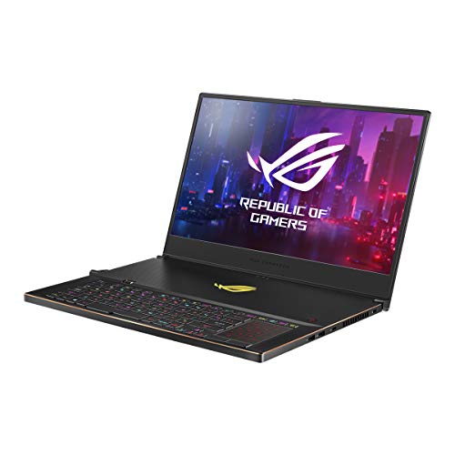 Asus ROG Zephyrus S GX701GWR-H6063T - Portátil Gaming de 17,3" 144Hz FullHD (Intel Core i7-9750H, 16GB RAM, 512GB SSD, RTX 2070 8GB GDDR6, Windows 10 Home) Aluminio Negro - Teclado QWERTY Español
