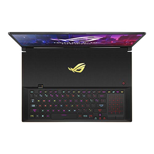Asus ROG Zephyrus S GX701GWR-H6063T - Portátil Gaming de 17,3" 144Hz FullHD (Intel Core i7-9750H, 16GB RAM, 512GB SSD, RTX 2070 8GB GDDR6, Windows 10 Home) Aluminio Negro - Teclado QWERTY Español