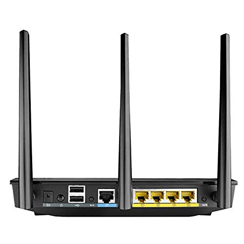 ASUS RT-AC66U - Router inalámbrico AC1750 Dual-band Gigabit (punto de acceso, USB, Triple VLAN y compatible con Ai Mesh wifi)
