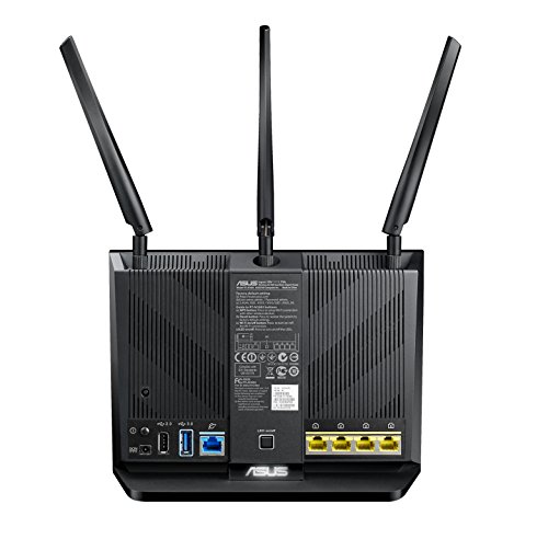 ASUS RT-AC68U AiMesh (2pack) - Sistema WiFi Mesh AC1900 Doble-Banda Gigabit (Modo Router/Punto Acceso, Triple VLAN, QoS, AiProtection, soporta Ai Mesh WiFi)