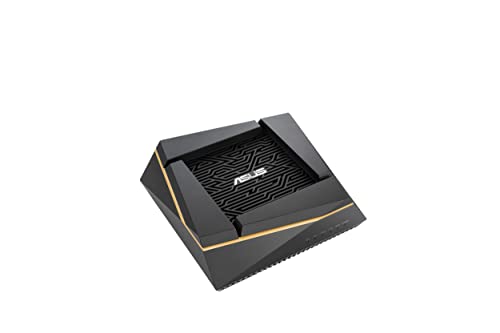 ASUS RT-AX92U - Router Gaming Wi-Fi 6 AX6100 Tri-Banda Gigabit (OFDMA, MU-MIMO, Triple VLAN, Modo Punto de Acceso, AiProtection Pro con Trend Micro, Adaptive QoS, soporta Ai Mesh WiFi), Negro