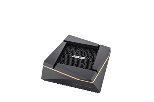 ASUS RT-AX92U - Router Gaming Wi-Fi 6 AX6100 Tri-Banda Gigabit (OFDMA, MU-MIMO, Triple VLAN, Modo Punto de Acceso, AiProtection Pro con Trend Micro, Adaptive QoS, soporta Ai Mesh WiFi), Negro