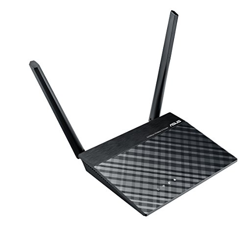 ASUS RT-N12E - Router inalámbrico N300 (modo punto de acceso/repetidor), negro