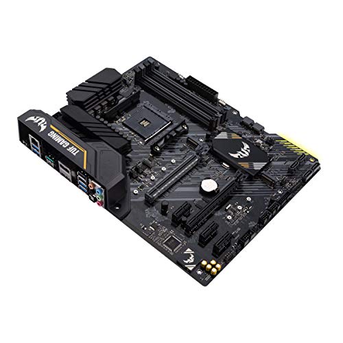 ASUS Tuf Gaming B450-Plus II - Placa Base de Gaming ATX AM4 AMD B450 (Dos M.2, cancelación de Ruido por IA, HDMI, DisplayPort, USB 3.2 Gen. 2 de Tipo A y C, iluminación Aura Sync RGB)