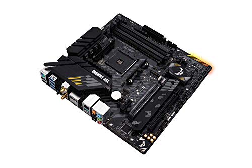 ASUS TUF GAMING B550M-PLUS (WI-FI) - Placa Base Gaming mATX AMD AM4 con VRM de 10 fases, PCIe 4.0, dual M.2, WiFi 6, 2,5Gb LAN, USB 3.2 Gen 2, Realtek S1200, BIOS flashback e iluminación RGB Aura Sync