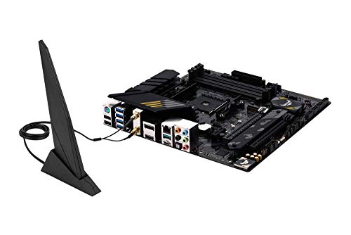 ASUS TUF GAMING B550M-PLUS (WI-FI) - Placa Base Gaming mATX AMD AM4 con VRM de 10 fases, PCIe 4.0, dual M.2, WiFi 6, 2,5Gb LAN, USB 3.2 Gen 2, Realtek S1200, BIOS flashback e iluminación RGB Aura Sync