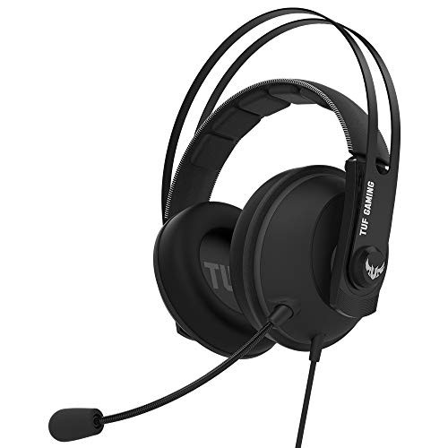 ASUS TUF Gaming H7 Core Gun Metal - Auriculares Compatibles con PC, Mac, PS4, Nintendo Switch, smartphones y Xbox One. con altavoces exclusivos Asus Essence, Gun Metal