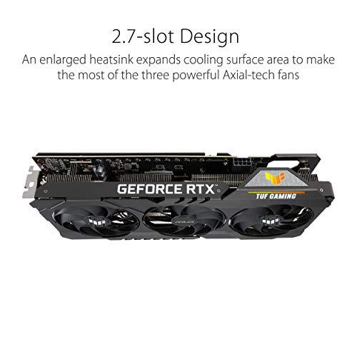 ASUS TUF Gaming NVIDIA GeForce RTX 3060 V2 OC Edition - Tarjeta gráfica (PCIe 4.0, 12 GB GDDR6, HDMI 2.1, DisplayPort 1.4a, Doble rodamiento de Bolas, Certificación Militar, GPU Tweak II), Blanco