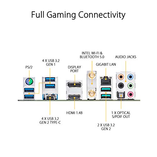 ASUS TUF Gaming X570-Plus (WI-FI) - Placa base de gaming ATX AMD AM4 X570 con PCIe 4.0, dos M.2, 12+2 con etapa de potencia Dr. MOS, HDMI, DP, SATA 6 Gb/s, USB 3.2 Gen. 2 e iluminación Aura Sync RGB