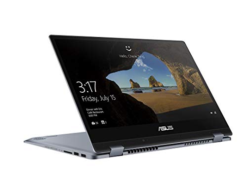 ASUS VivoBook Flip TP412FA-EC649T - Portátil 14" FullHD (Intel Core i3-10110U, 8GB RAM, 256GB SSD, UHD Graphics, Windows 10 Home) Azul Galaxia - Teclado QWERTY español