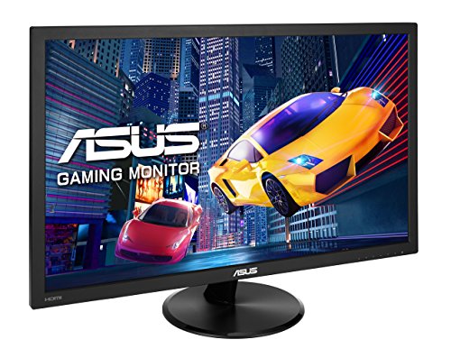 Asus VP228HE - Monitor LCD de 21.5" para PC (1920 x 1080, Full HD, 1 ms, HDMI, 200 cd / m²) color negro