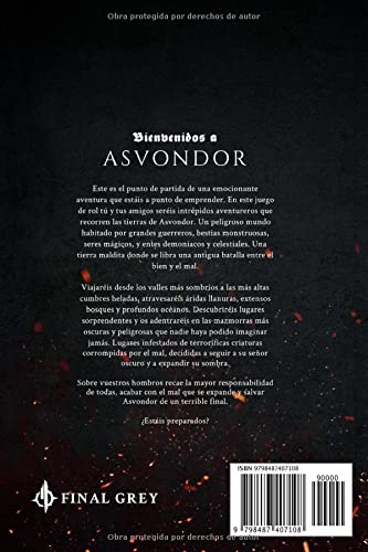 Asvondor Tiempos oscuros: Un juego de rol de fantasía medieval