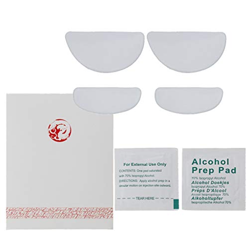 ATATMOUNT 2 Juegos/Paquete de Patines de ratón para Juegos Tiger para Zowie EC1-A / EC2-A/EVO, ratón para Juegos, ratón Blanco, Borde Curvo