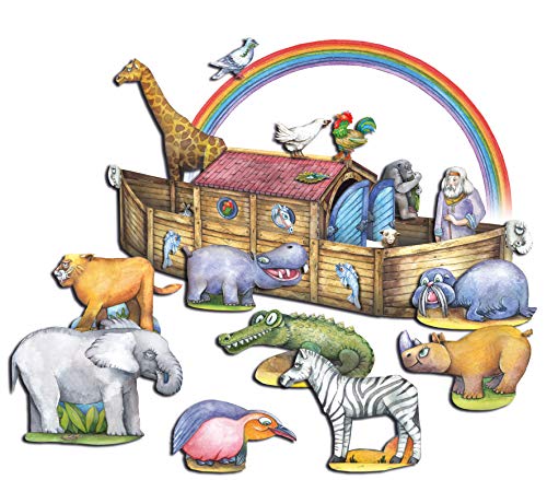 ATELIER COLOR Arca de Noé con animales, barco juguete creativos de papel para niños 5+ años para recortar, manualidades, jugar con modelo 3D