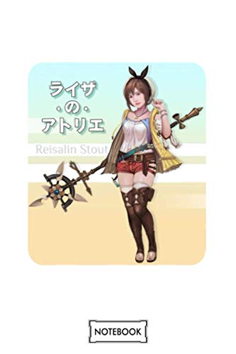 Atelier Ryza Reisalin Stout Game Japan Notebook: Matte Finish Cover, Planner, Journal, Diary, 6x9 120 Pages, Lined College Ruled Paper