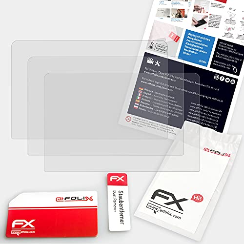 atFoliX Película Protectora compatible con GPD Win Max Lámina Protectora de Pantalla, antirreflejos y amortiguadores FX Protector Película (3X)