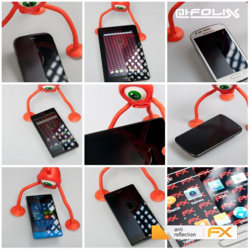 atFoliX Película Protectora compatible con GPD Win Max Lámina Protectora de Pantalla, antirreflejos y amortiguadores FX Protector Película (3X)