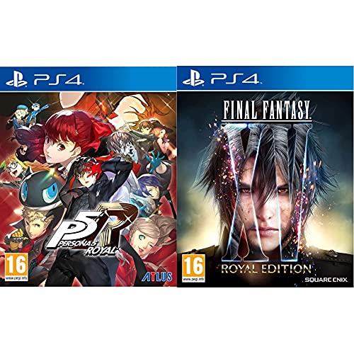 Atlus Persona 5 Royal Estándar Edición + Square Enix Final Fantasy XV, Royal Edition PS4