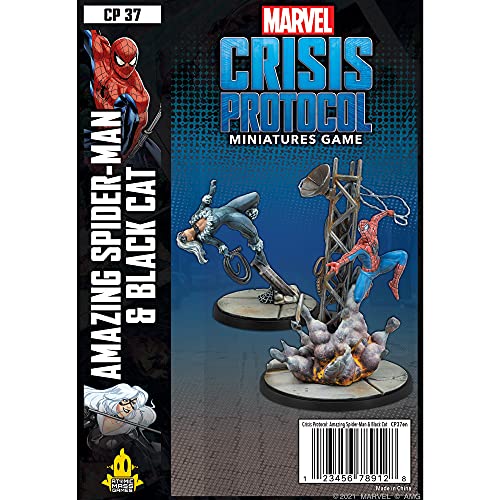 Atomic Mass Games Crisis Protocol Amazing Spider-Man & Black Cat EN, CP37EN