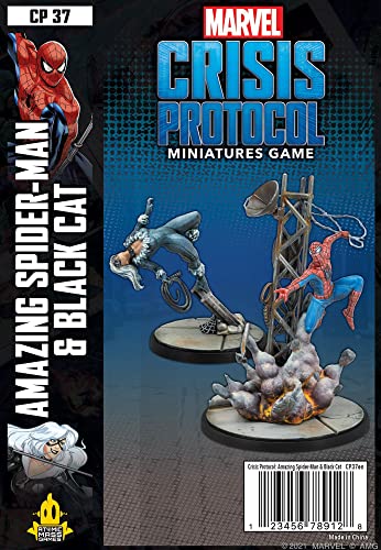 Atomic Mass Games Crisis Protocol Amazing Spider-Man & Black Cat EN, CP37EN