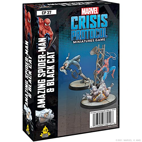 Atomic Mass Games Crisis Protocol Amazing Spider-Man & Black Cat EN, CP37EN