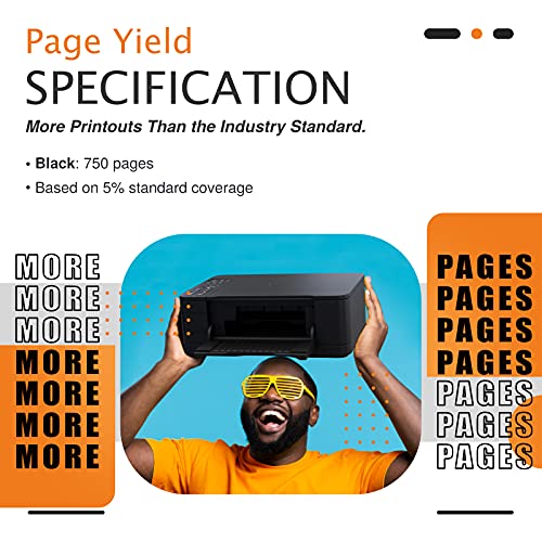 ATOPolyjet Remanufactured for HP 304 XL 304XL Cartucho de Tinta 1 Pack para Envy 5020 5030 5032 5050 5055 Deskjet 2630 2620 3720 3730 3733 2622 2634 2652 AMP 100 130 120 125 (1 Negro)