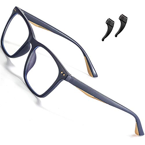 ATTCL unisex Gafas de Luz Azul Niños para 3 a 10 años Anti Fatiga por Deslumbramiento 5103 purple+yellow 5103