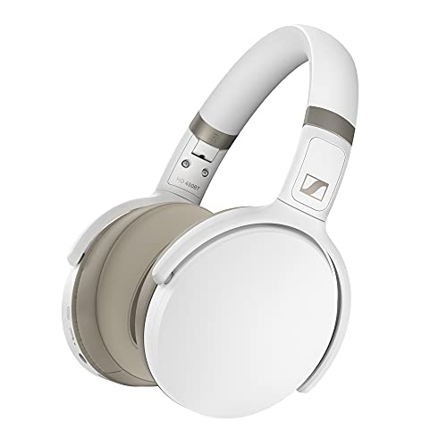 Auricular Sennheiser HD 450BT Wireless, con Cancelación de Ruido Activa, Blanco, Circumaural