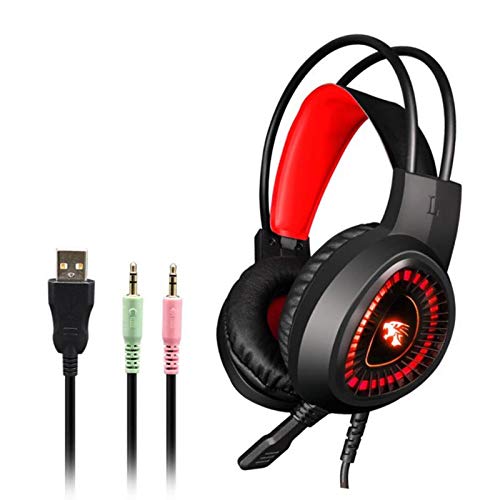 Auriculares estéreo envolventes con Cable para Juegos de 3,5 mm con micrófono para PS3 PS4 Xbox UK Dmc Computer PC Laptop Yellow (envío inmediato)