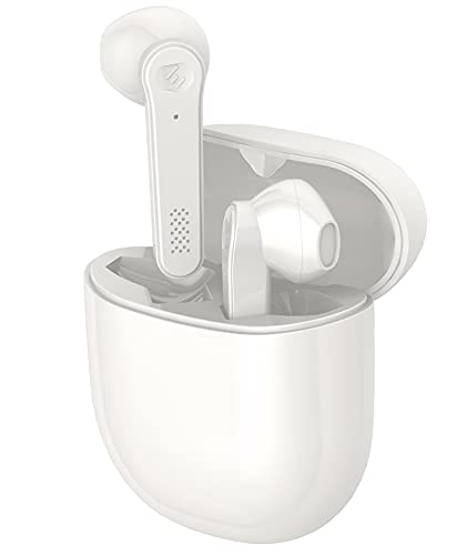 Auriculares Inalambricos - Auriculares Bluetooth 5.0 con Control Táctil - Auriculares Inalámbricos Bluetooth con Micrófono Incorporado - IPX5 Cascos - para Xiaomi iPhone Samsung Huawei (White)