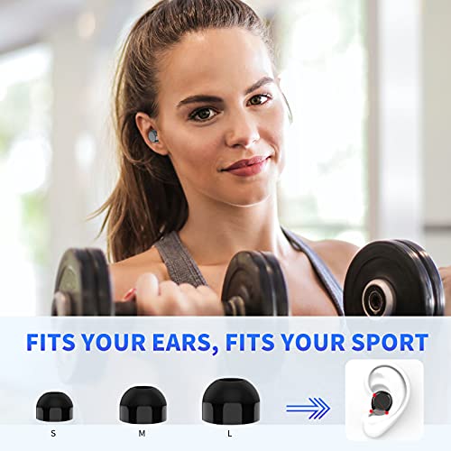 Auriculares Inalambricos, Auriculares Bluetooth con 150H Playtime 3500mAh, Estéreo HiFi y HD Mic, Cascos Inalambricos Deportivos IP7 Impermeable, Auriculares In Ear para Correr, Trabajos, Deporte