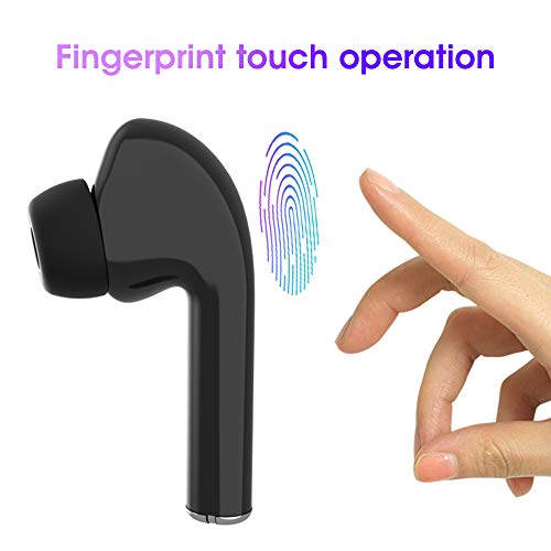 Auriculares inalámbricos Bluetooth 5.0 Binaurales Invisibles Auriculares HiFi Auriculares Estéreo Mini Auriculares Deportivos Populares Para Teléfono Móvil Videojuego, Con Caja de Carga y Micrófono