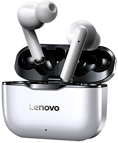 Auriculares originales Lenovo LP1 TWS Bluetooth 5.0 para PC, Android, iPad, iPhoneiOS, Dual Stereo, reducción de ruido, Hi-Fi, color negro